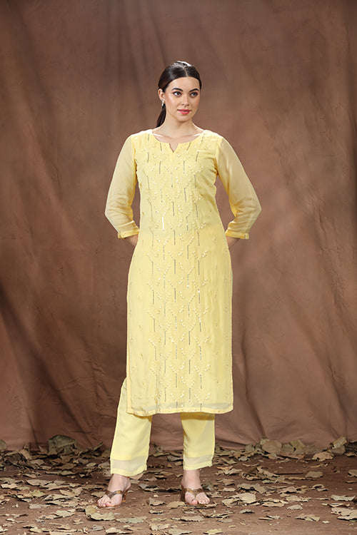 Viscose Chinon Eveningwear Kurti