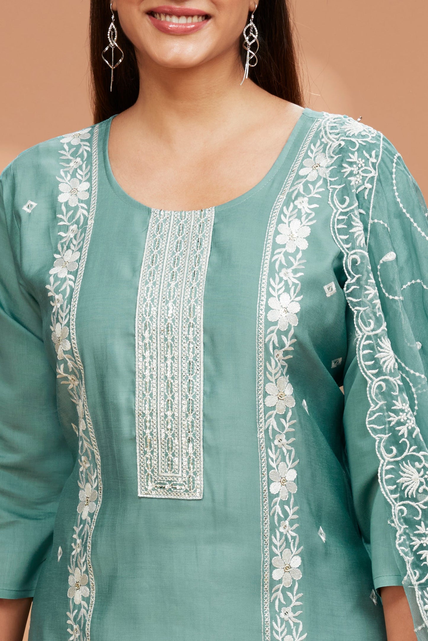 Three-Piece Evening Wear Kurta Set