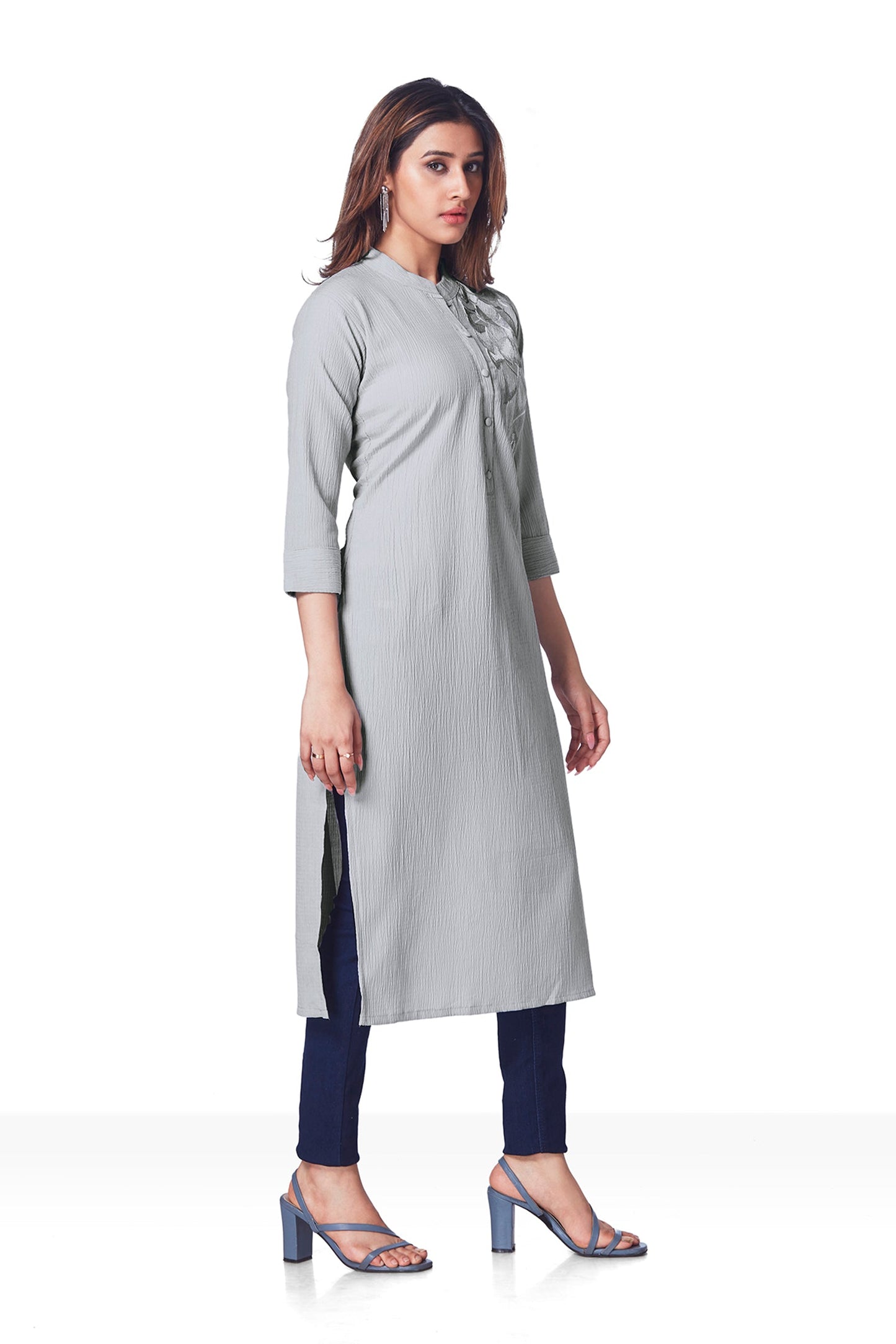 Daily Wear Shirt Pattern Long Kurti