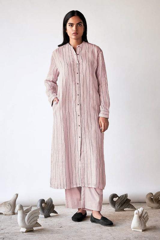 Mushroom Cream Linen Co-ord Set