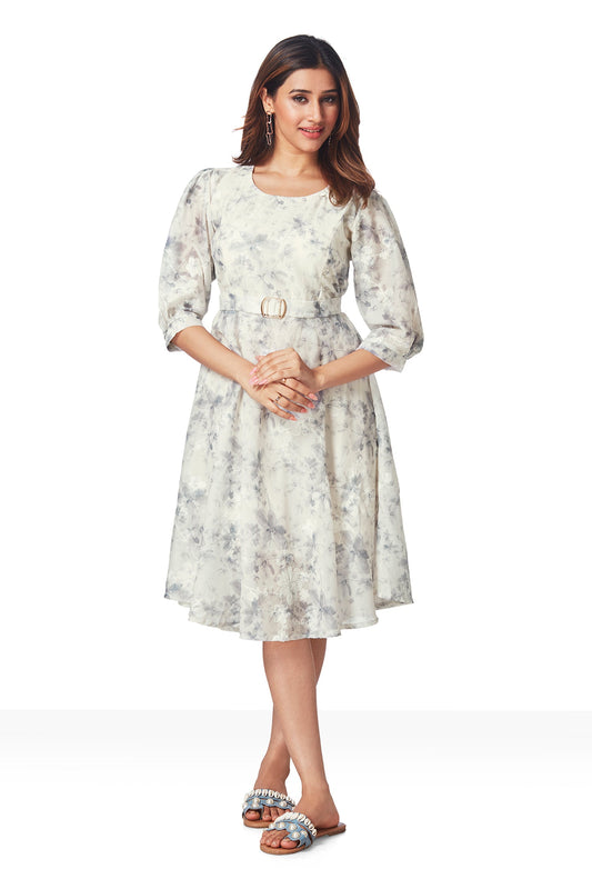 Classy Cotton Floral Printed Tunic Dress