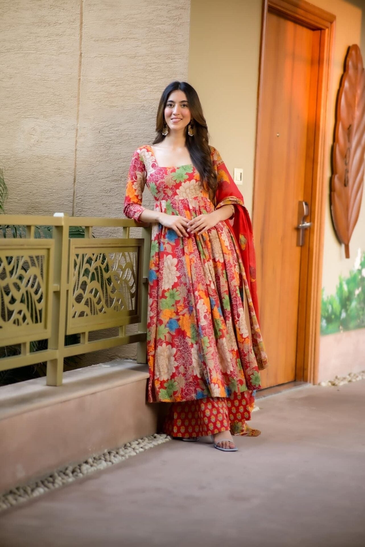 Vaani floral cotton suit set