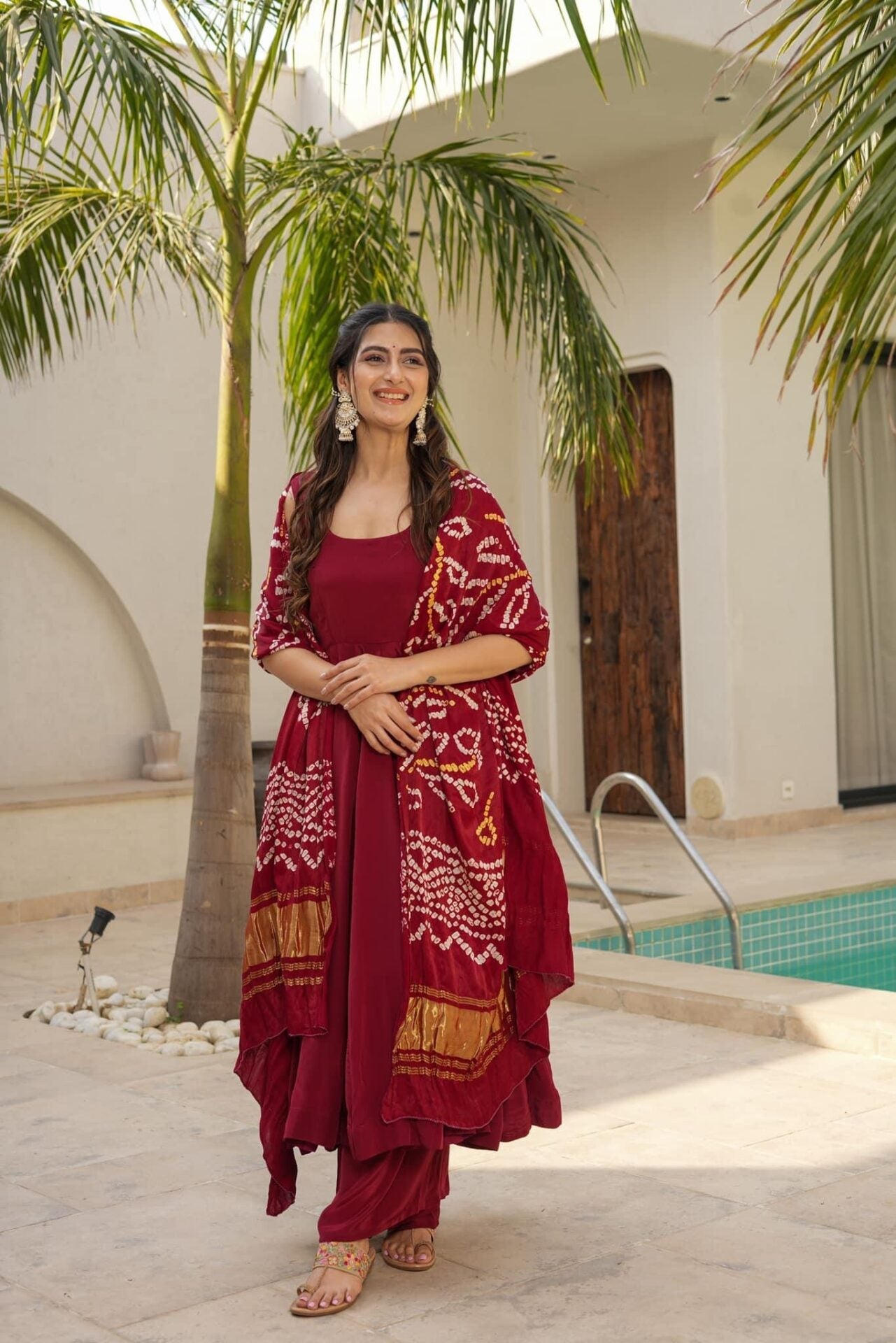 Rohini pure crepe suit set