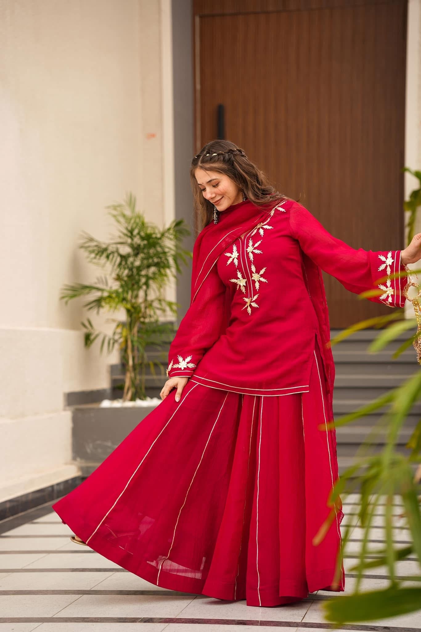 Heavenly aura kurta palazzo set