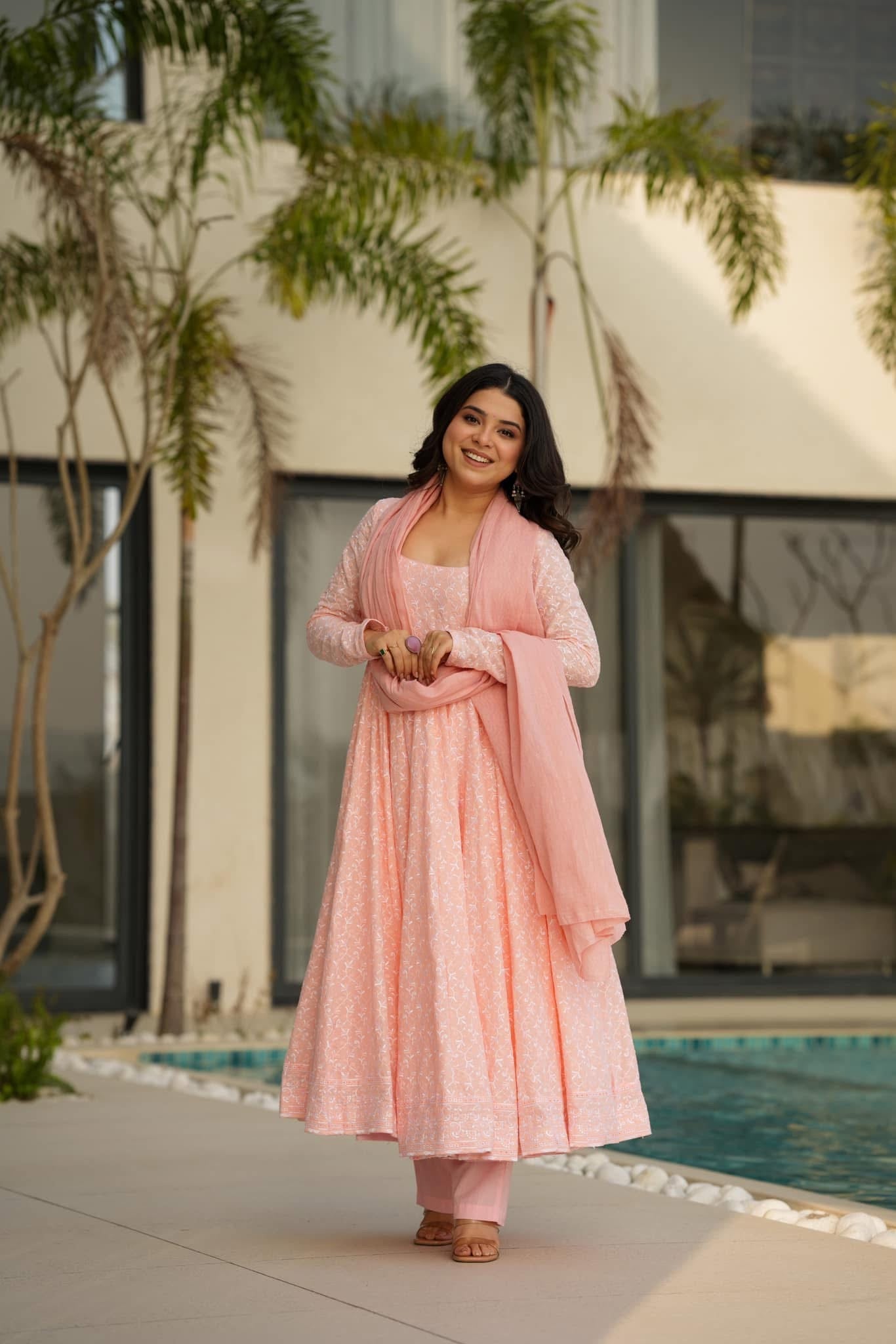 Whispering Pastel cotton suit set