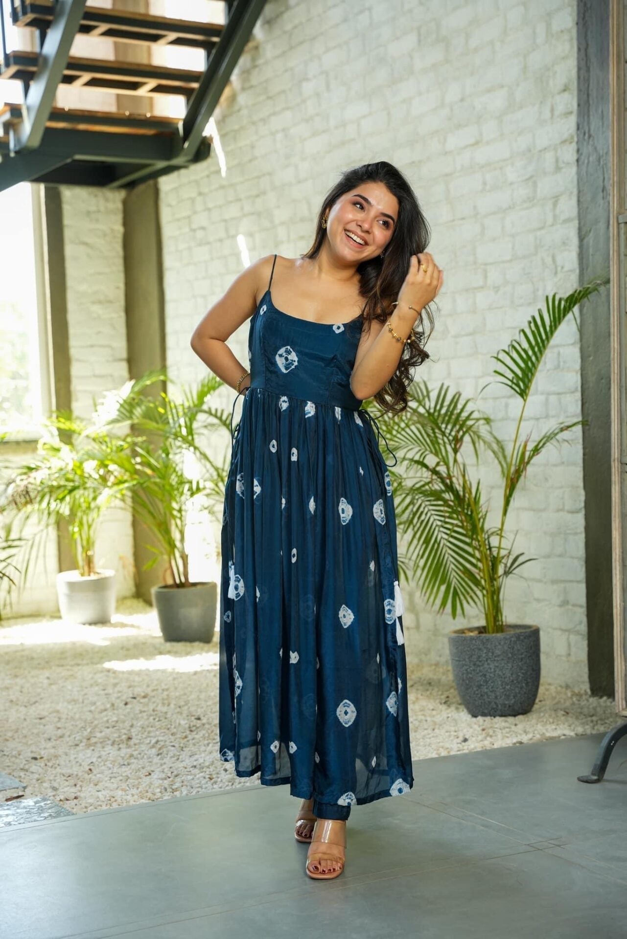 Deep Blue Serenity Kurta Set