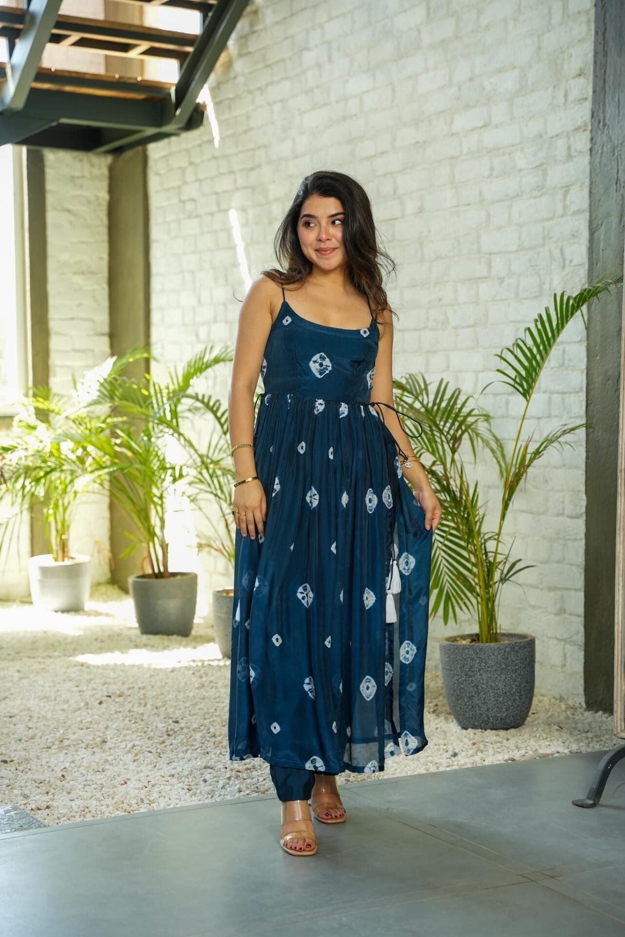 Deep Blue Serenity Kurta Set