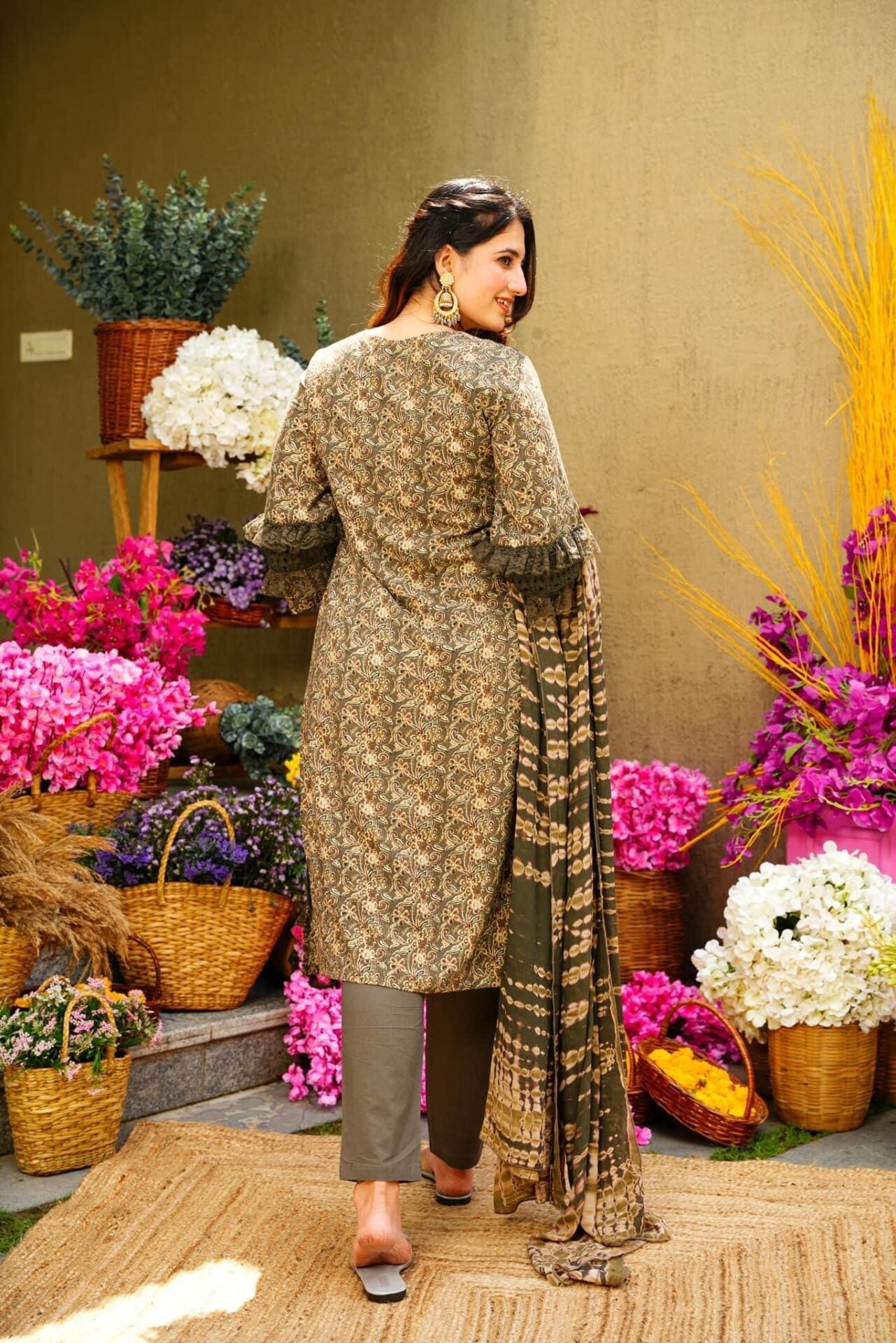 Boho rayon kurta set